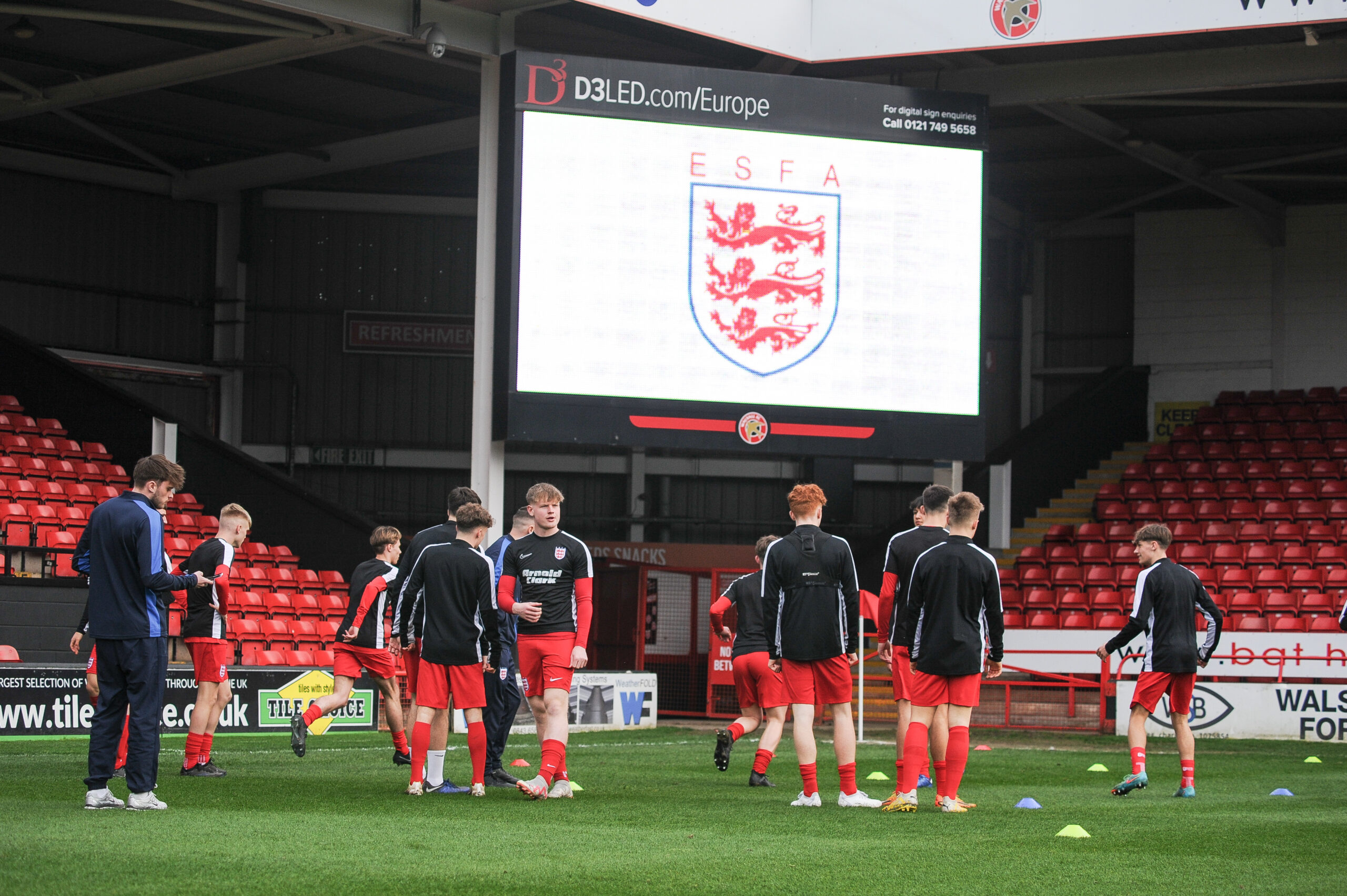 ENGLAND U18 SCHOOLBOYS’ CENTENARY SHIELD FIXTURE TO BE HELD AT MACCLESFIELD FC IN APRIL 2025