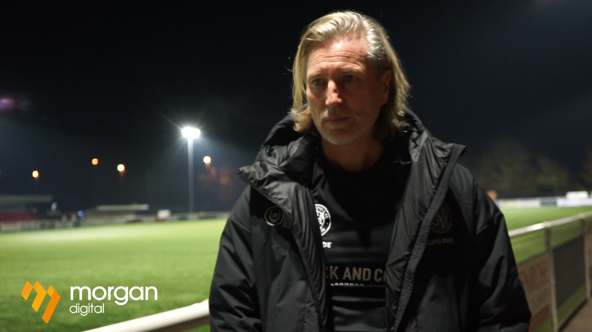 Robbie Savage post match after Mickleover defeat