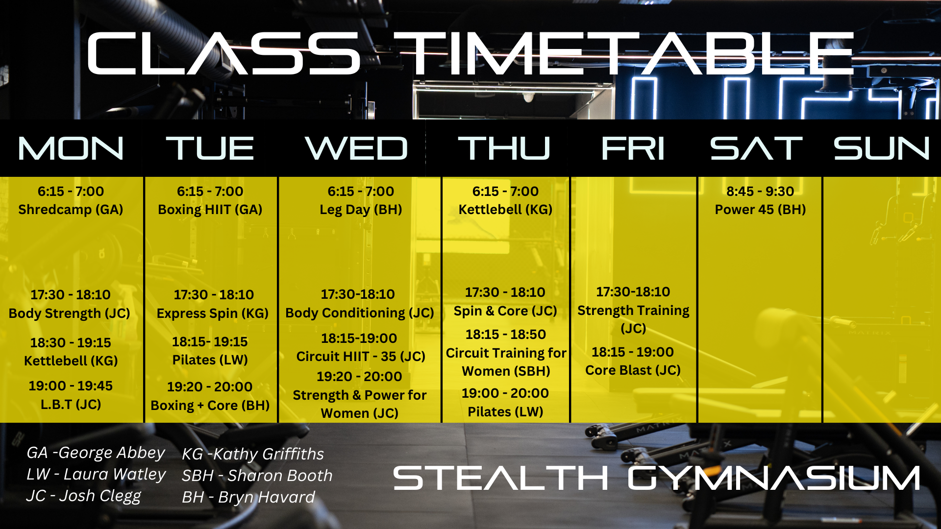 Class Timetable (3)