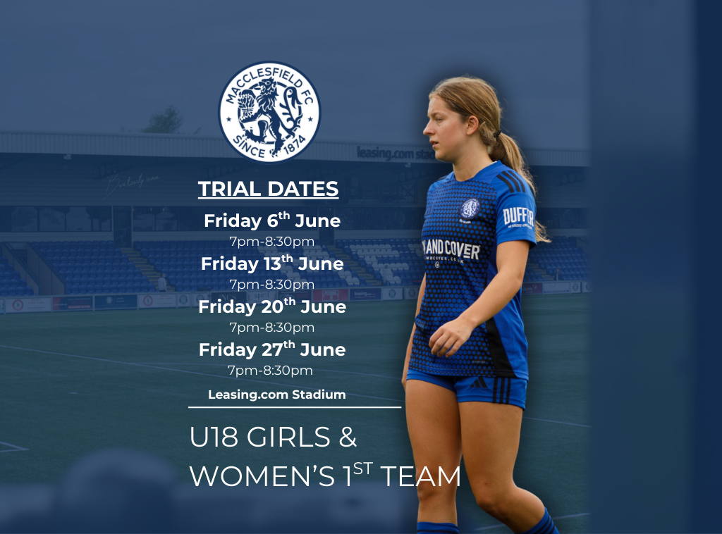 WOMENS AND U18 GIRLS TRIALS