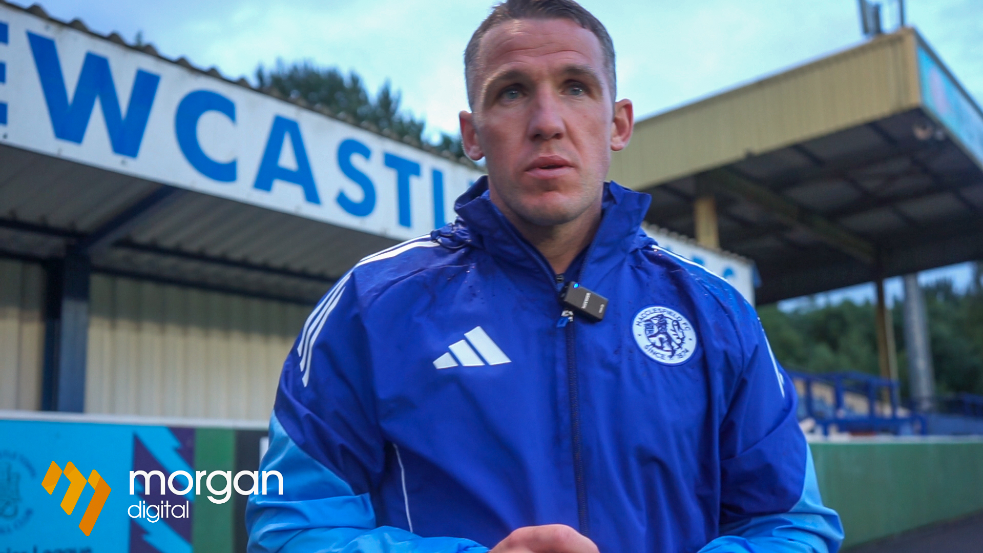 Reaction from John Rooney to Newcastle Town test
