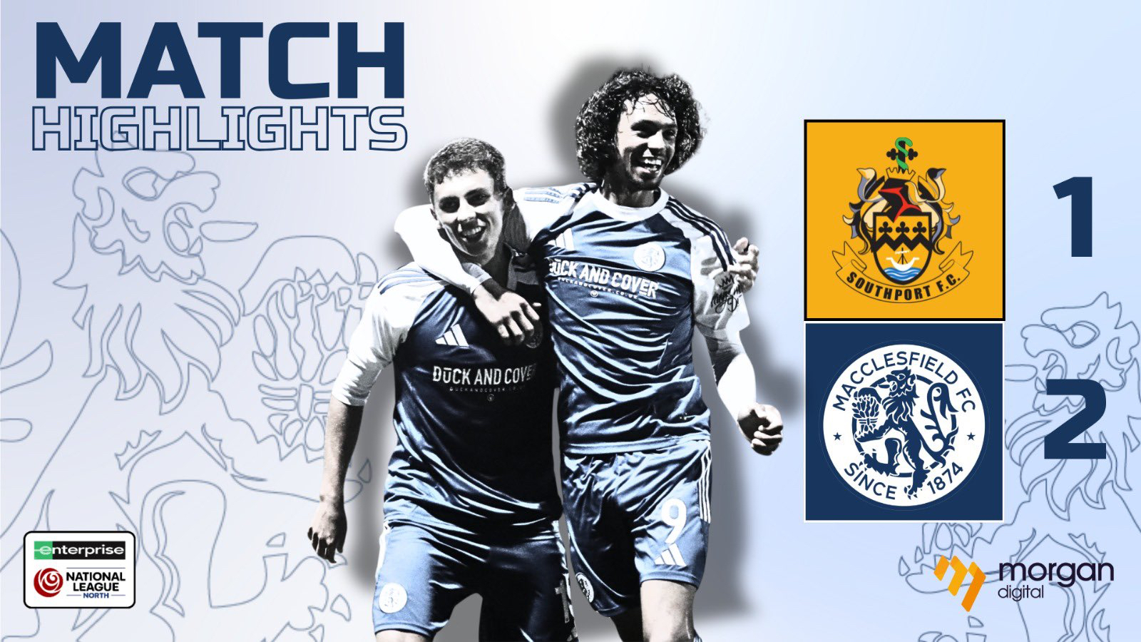 MATCH HIGHLIGHTS: SOUTHPORT FC 1-2 MACCLESFIELD FC