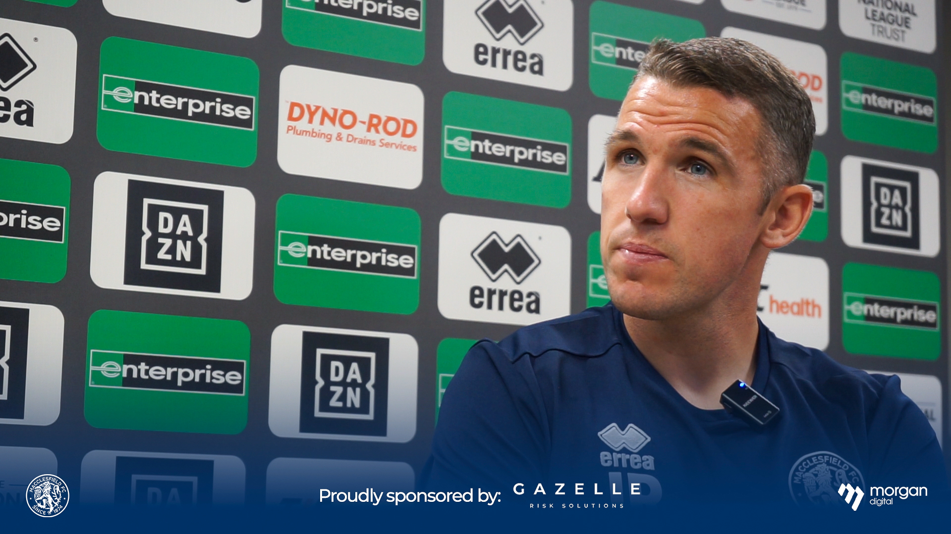 John Rooney after Alfreton Town point