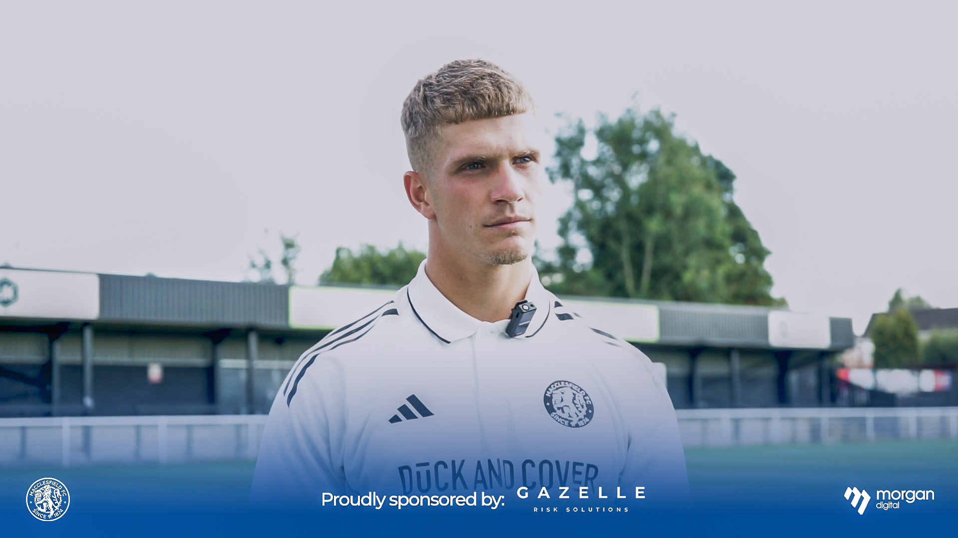 Lewis Fensome after our point on the road at Spennymoor Town.
