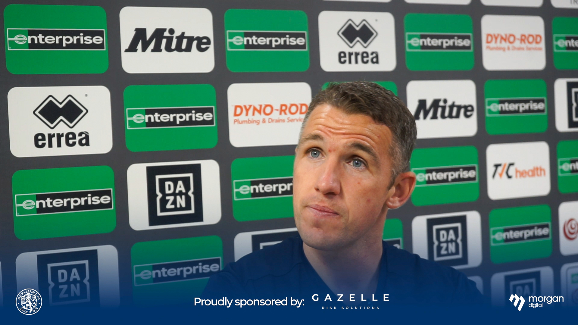 John Rooney after Darlington victory