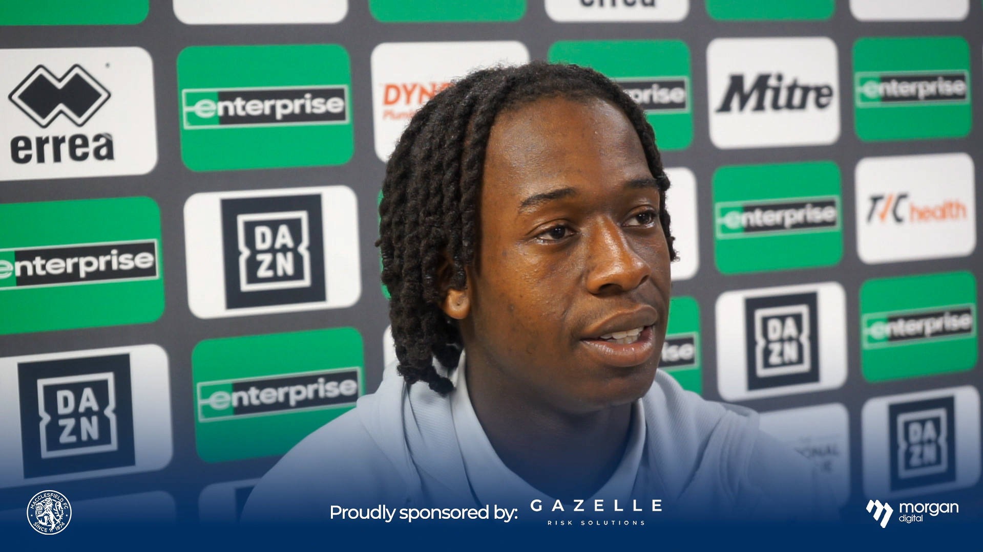 Sean Etaluku after victory over Darlington