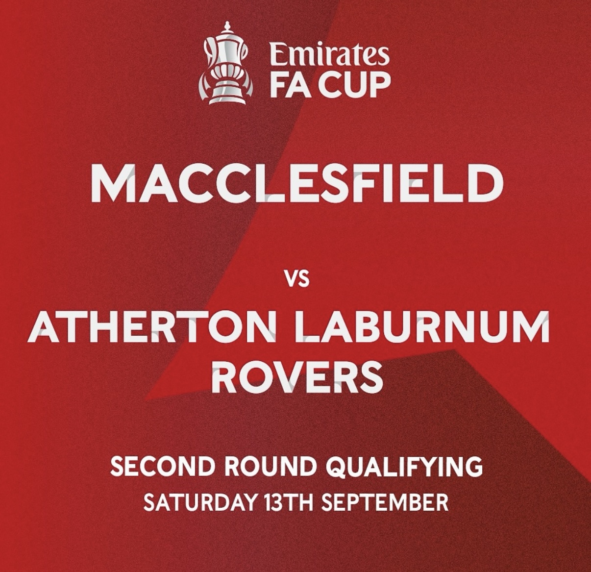 FA CUP TICKET NEWS: ATHERTON LABURNUM ROVERS (H)