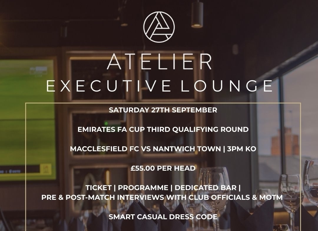 EXPERIENCE ATELIER EXECUTIVE LOUNGE HOSPITALITY THIS SATURDAY