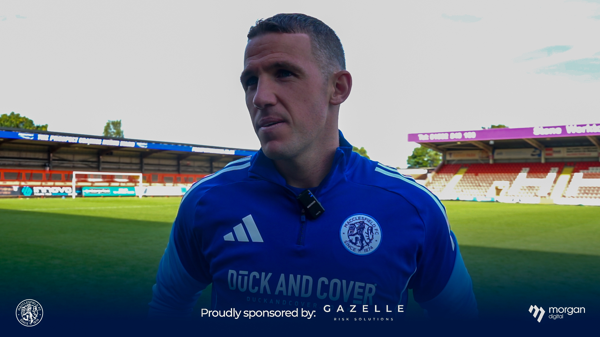 John Rooney after late draw away at Kidderminster