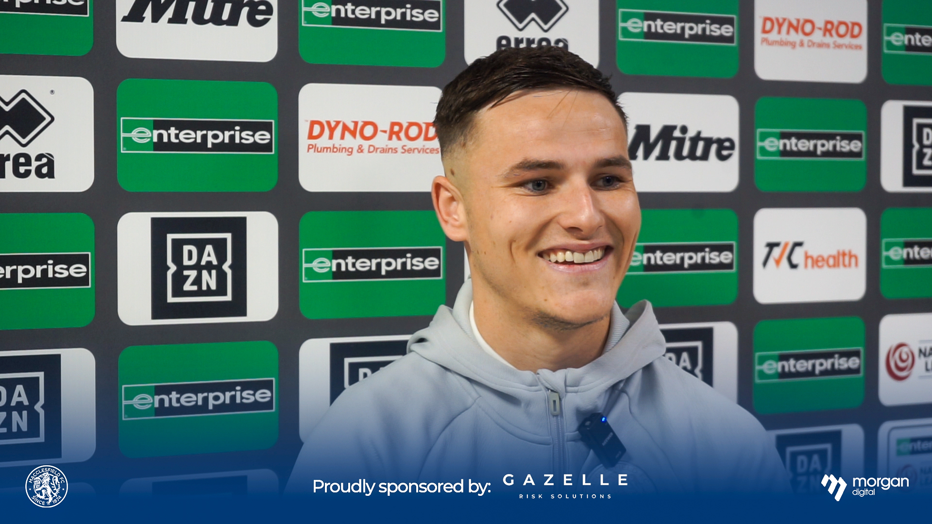 Brandon Lee after Nantwich Town victory