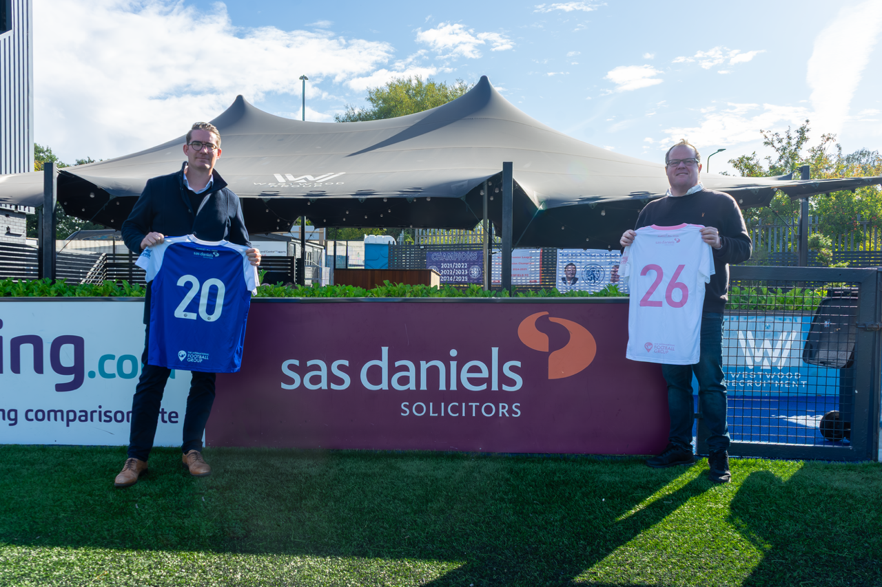 SAS DANIELS EXPANDS MACCLESFIELD FC SPONSORSHIP