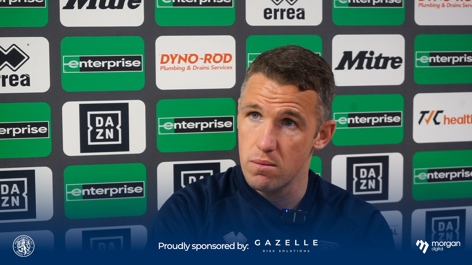 John Rooney after Marine defeat
