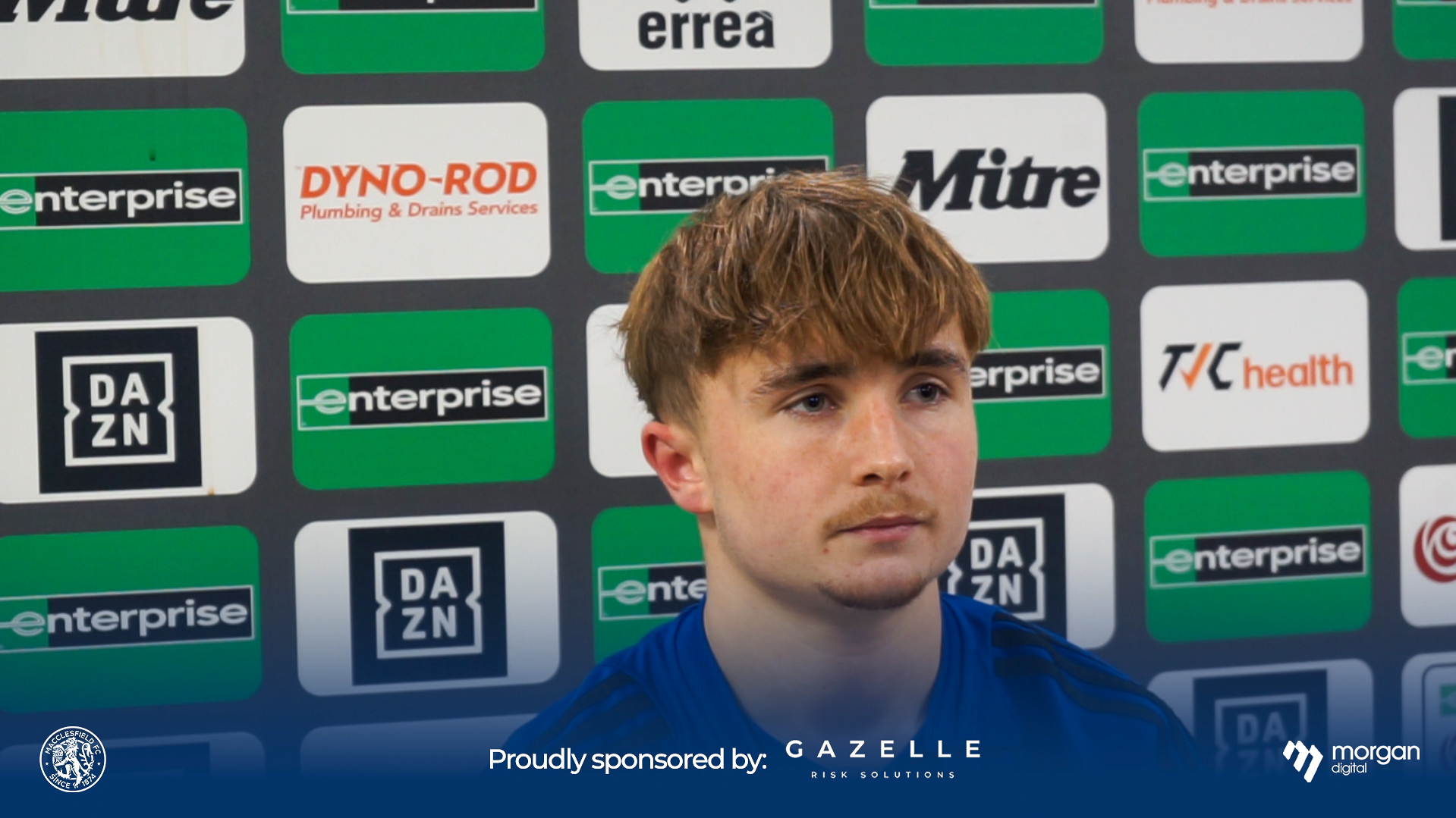 Harry Motley after Cheshire Senior Cup progression