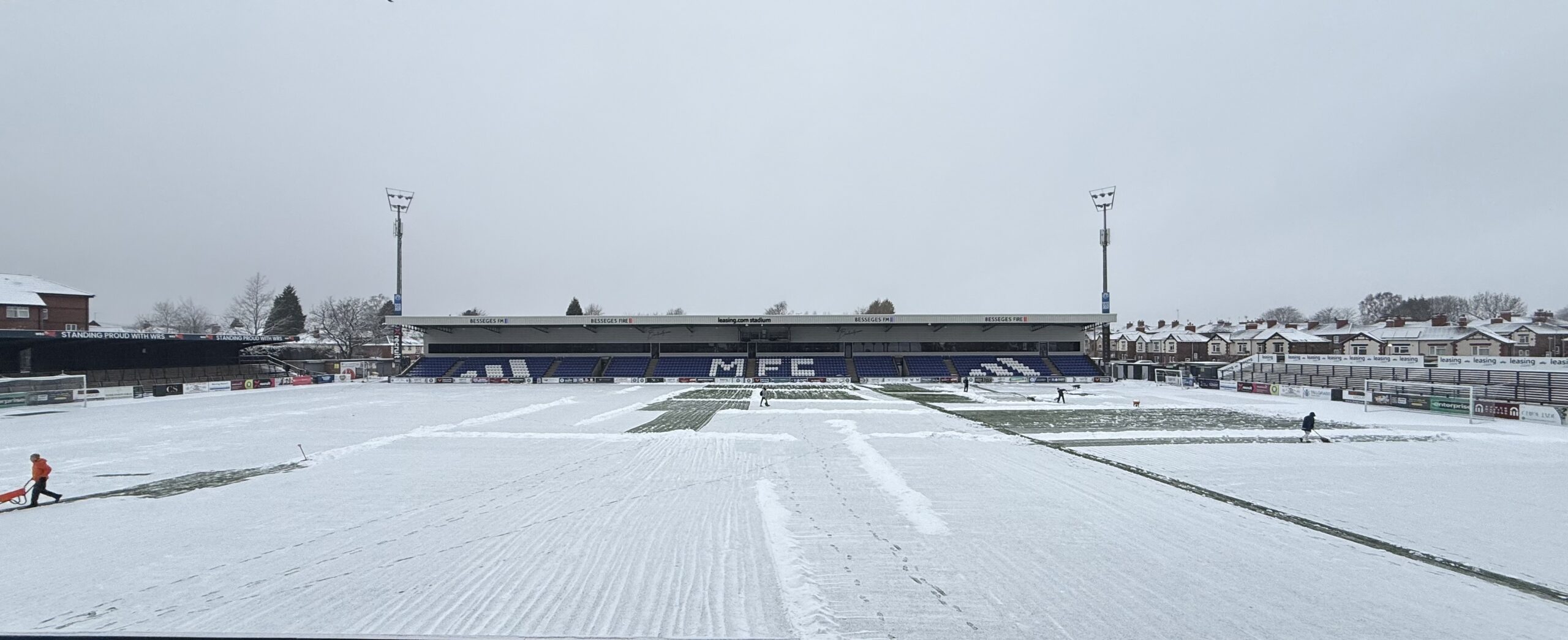 RADCLIFFE PITCH INSPECTION AT 3:30PM – SNOW CLEARANCE REQUIRED