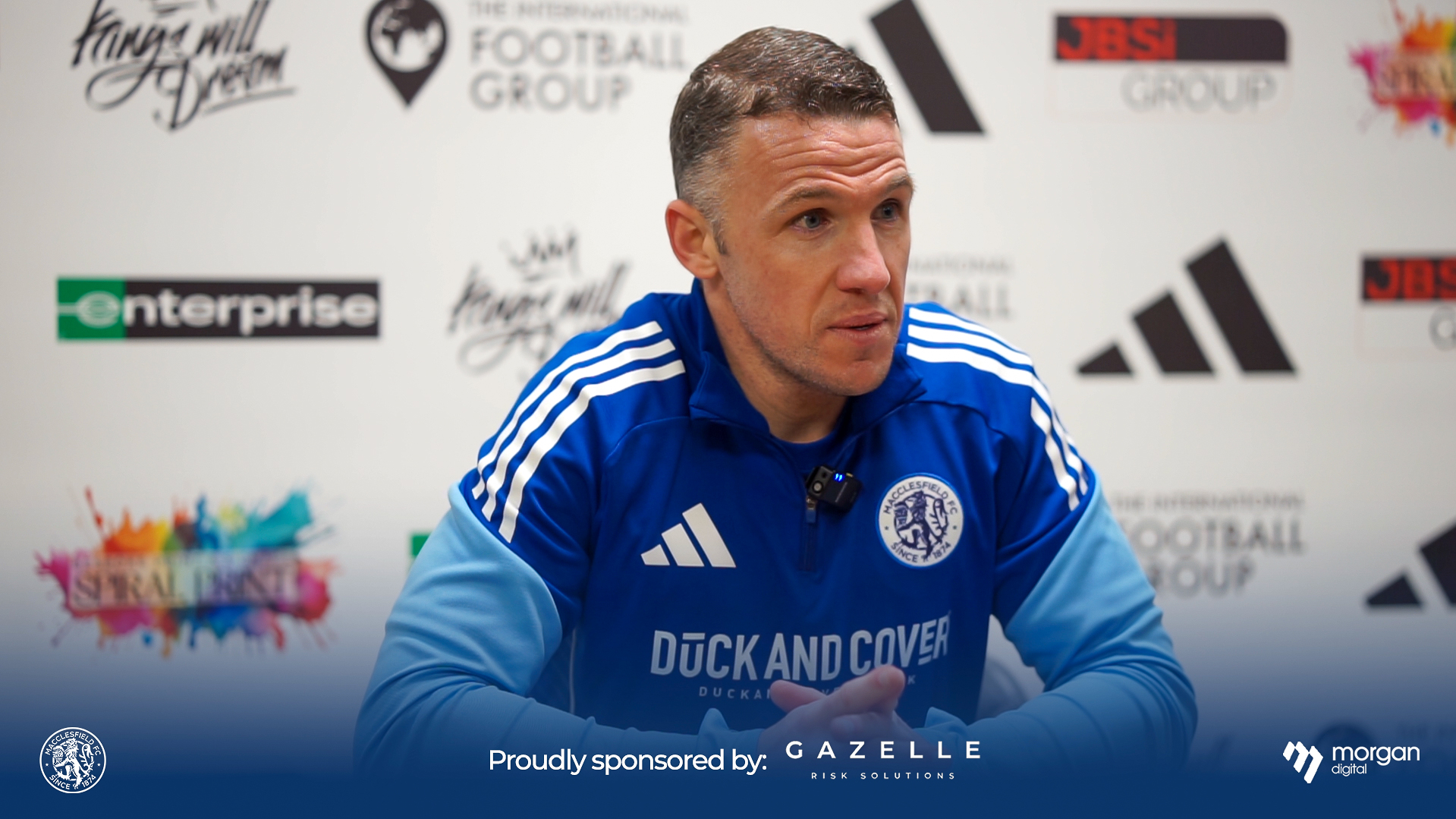 John Rooney ahead of Bedford Town