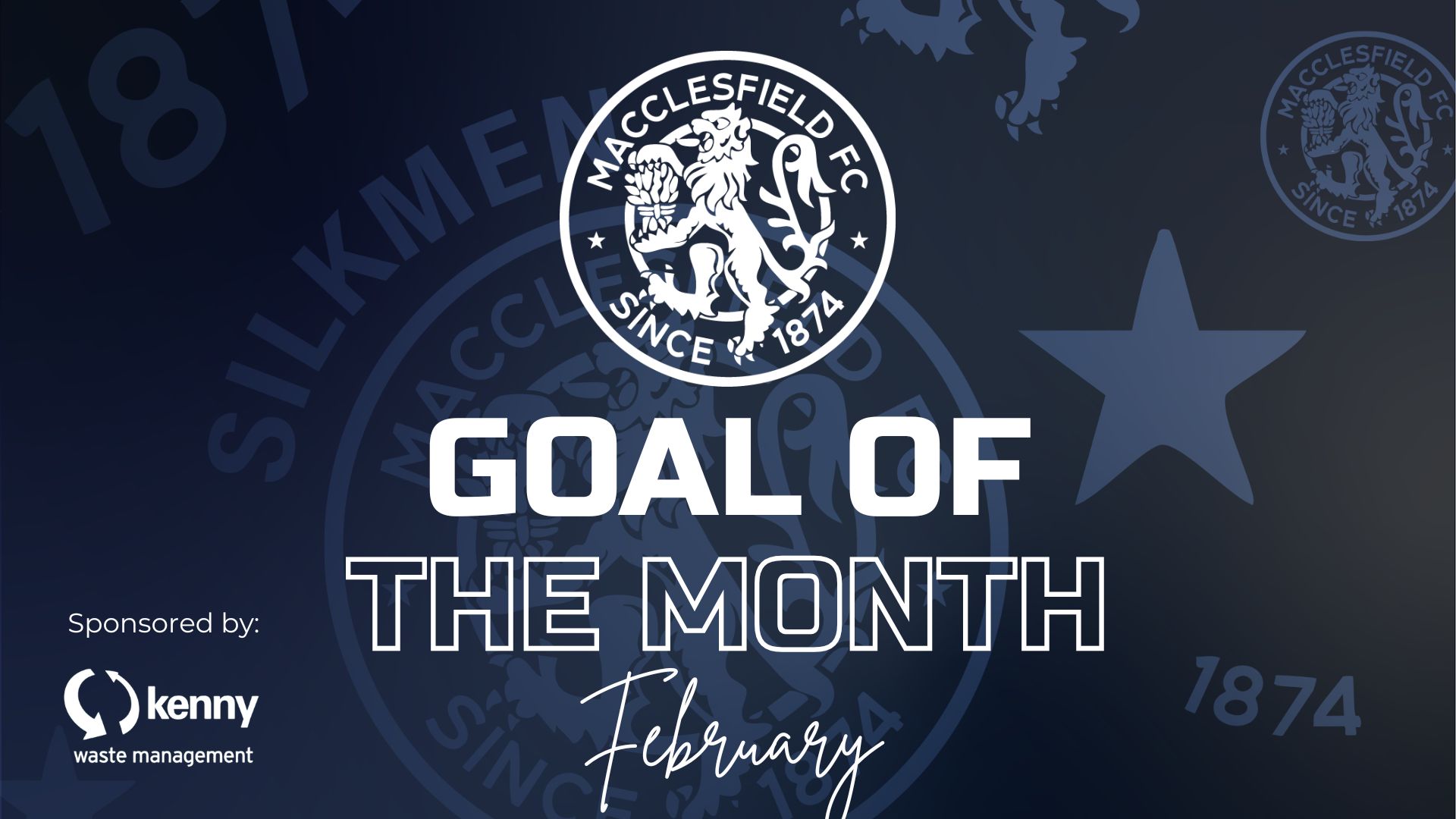 Kenny Waste Management Goal of the Month for February