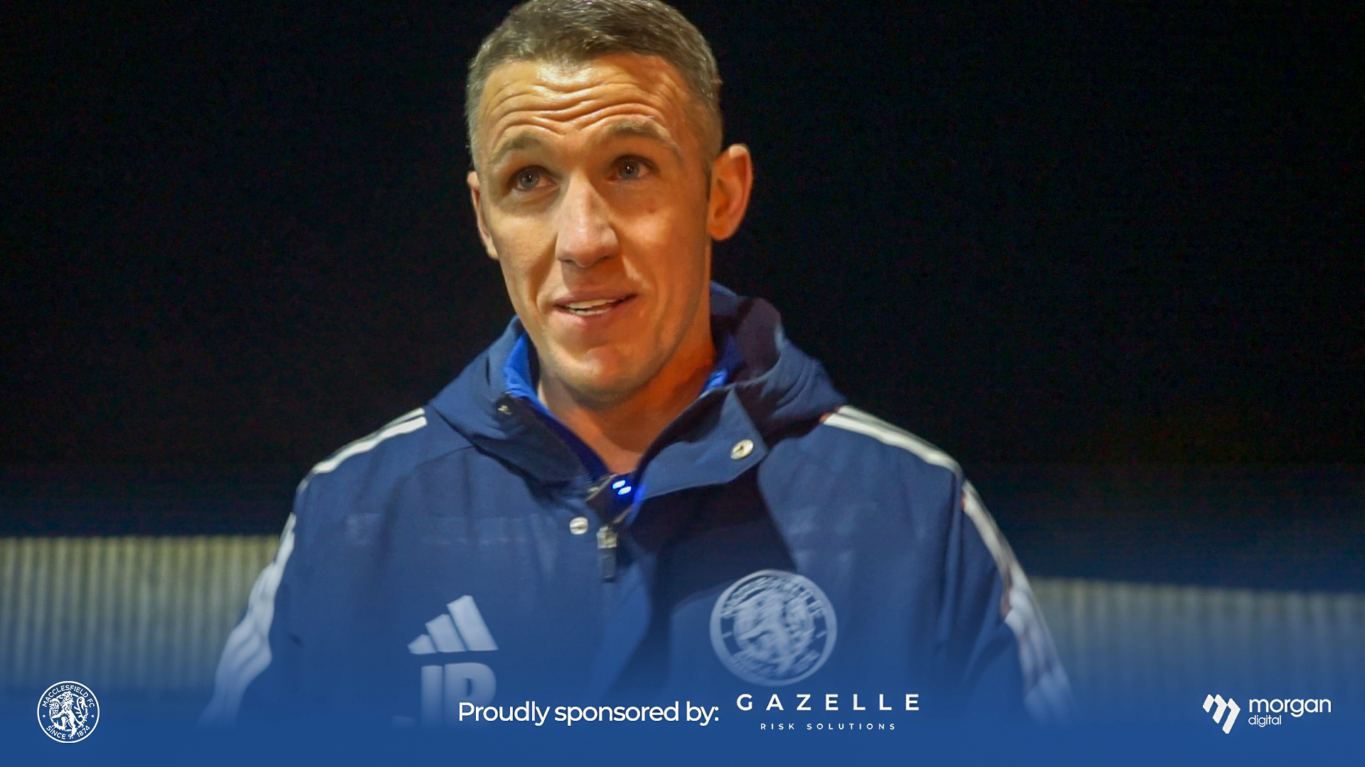 John Rooney after Darlington victory