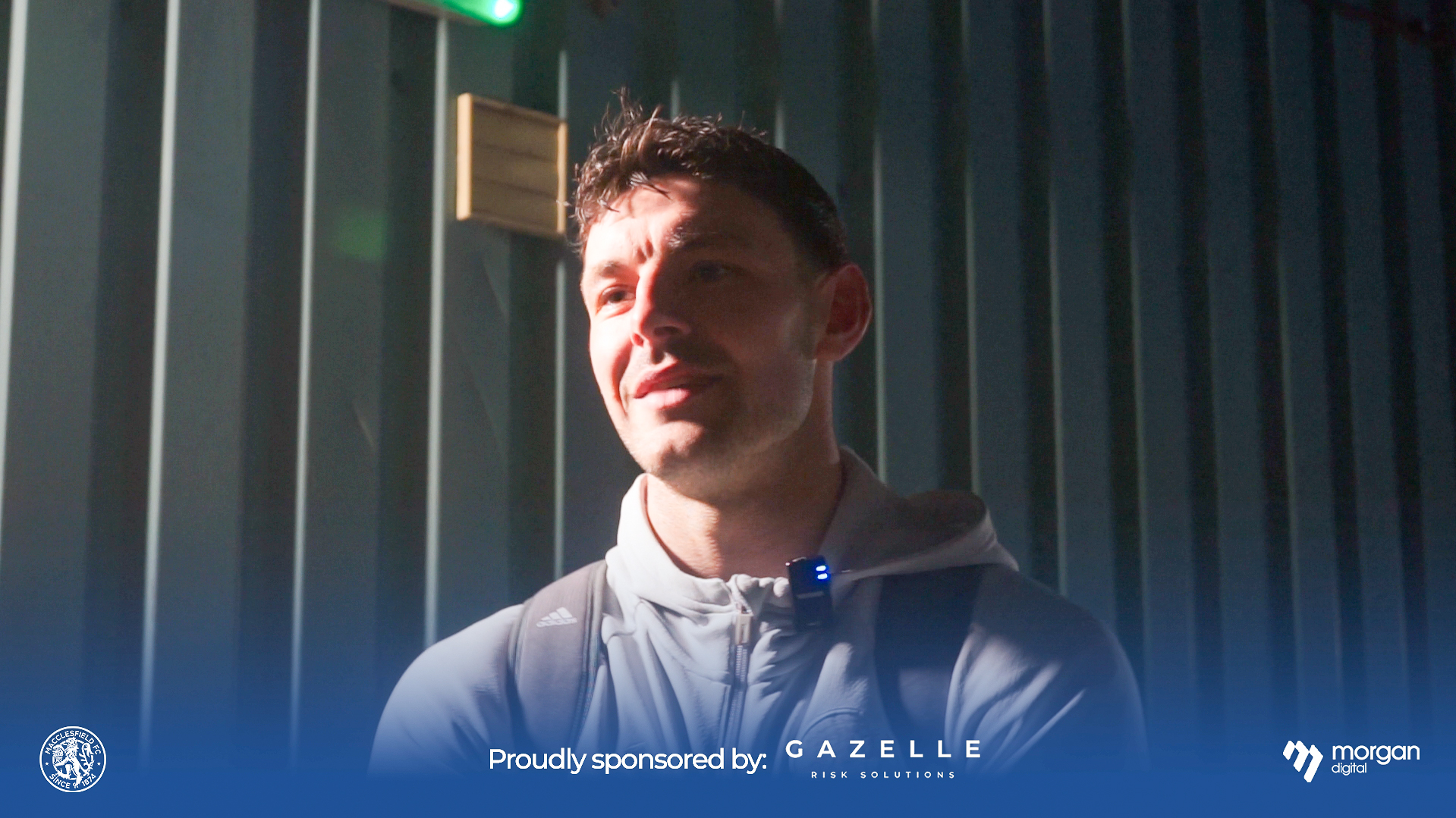 Sam Heathcote after Marine victory