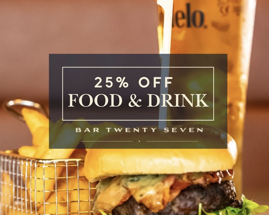 25% OFF FOOD & DRINKS FOR SILKMEN SEASON TICKET HOLDERS