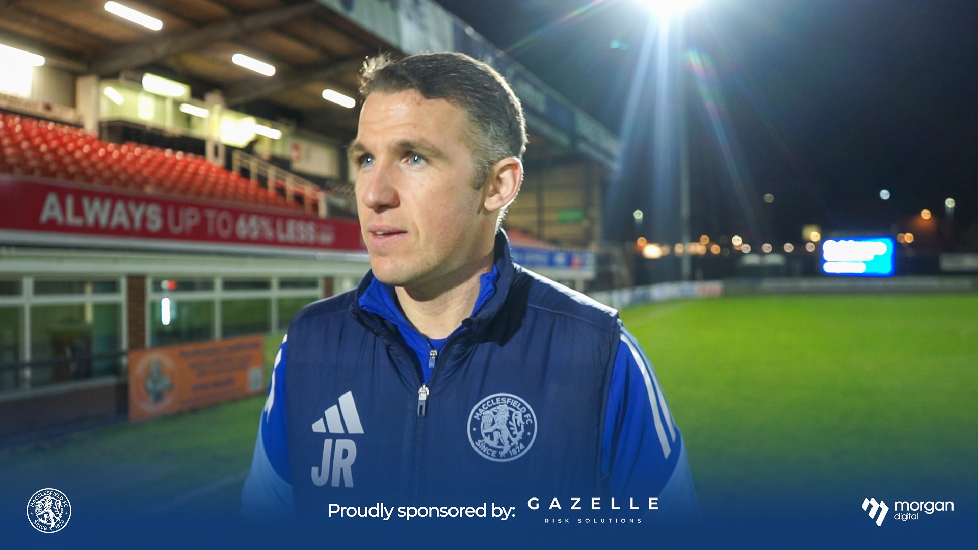 John Rooney after victory on the road away at Hereford
