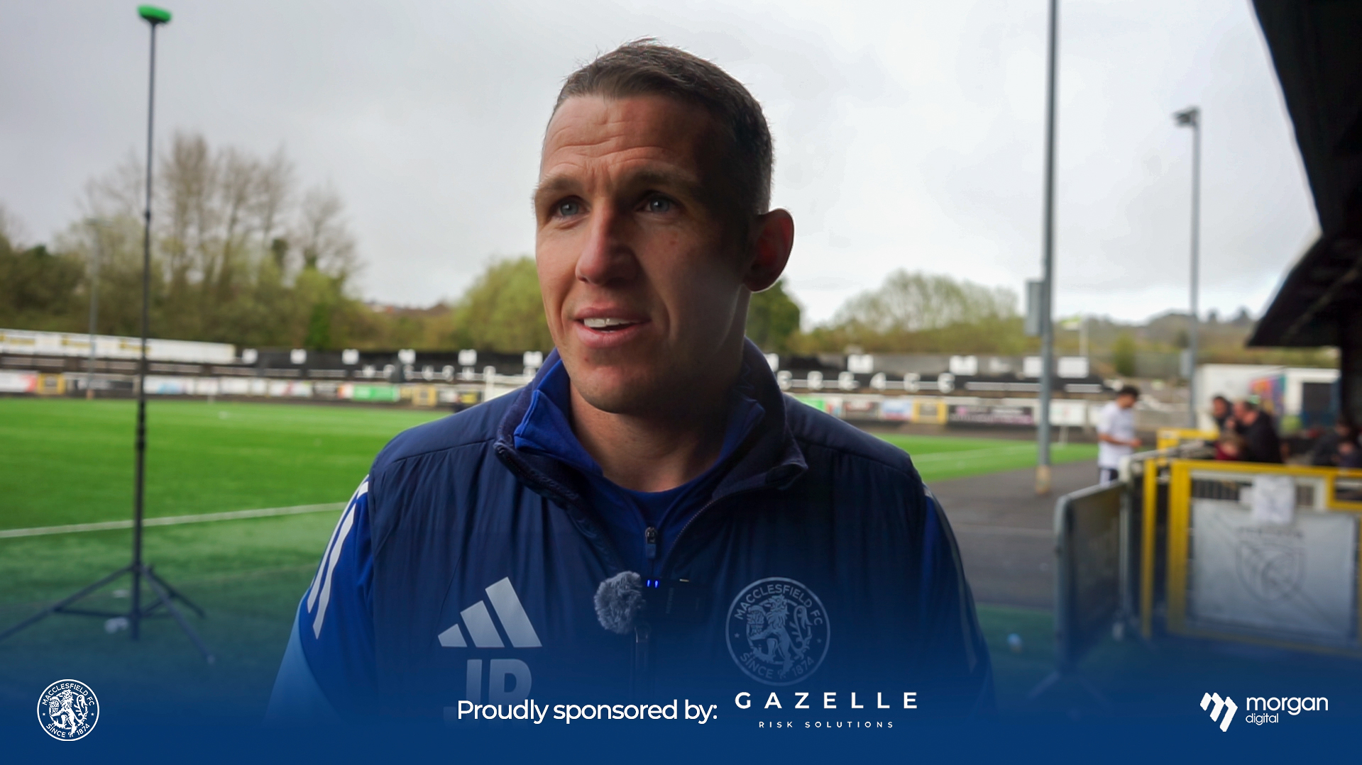 John Rooney after Merthyr Town victory