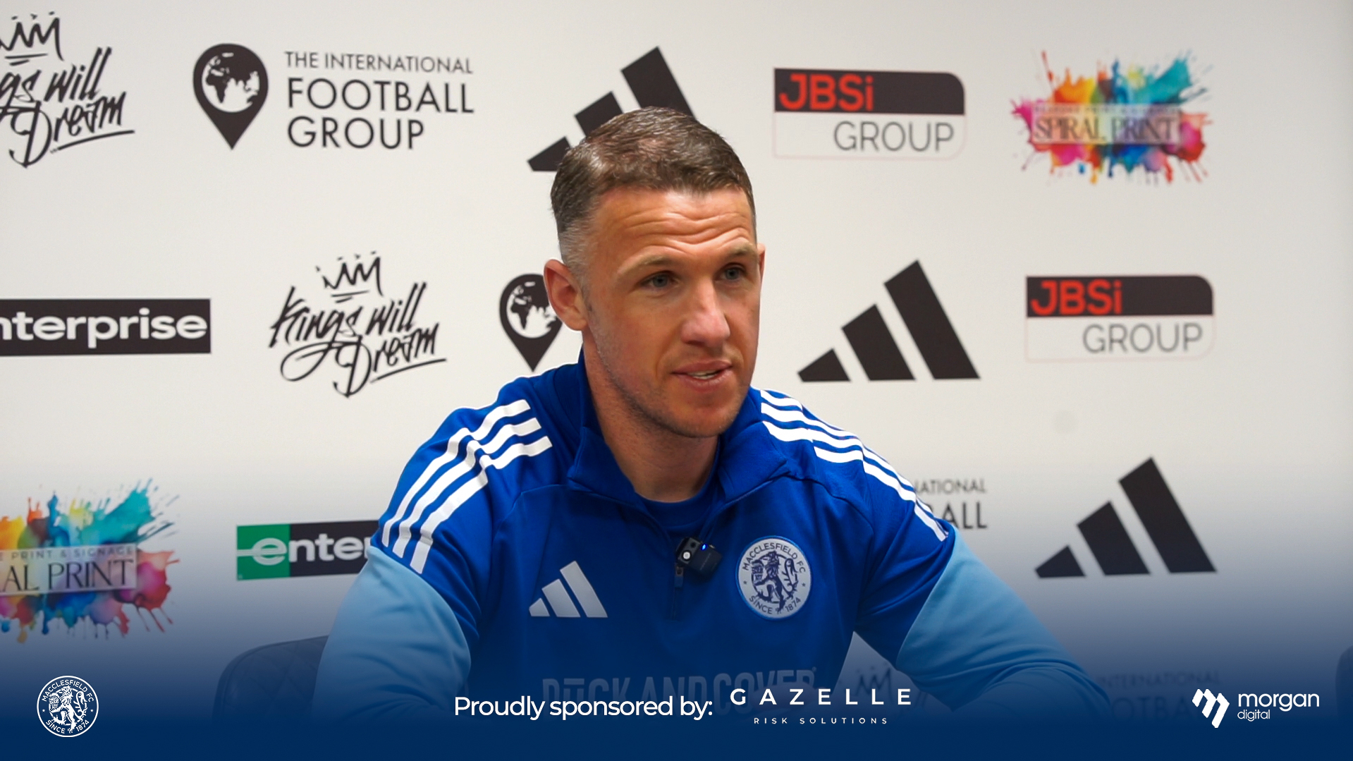 John Rooney ahead of the Play-Off Eliminator against Chester