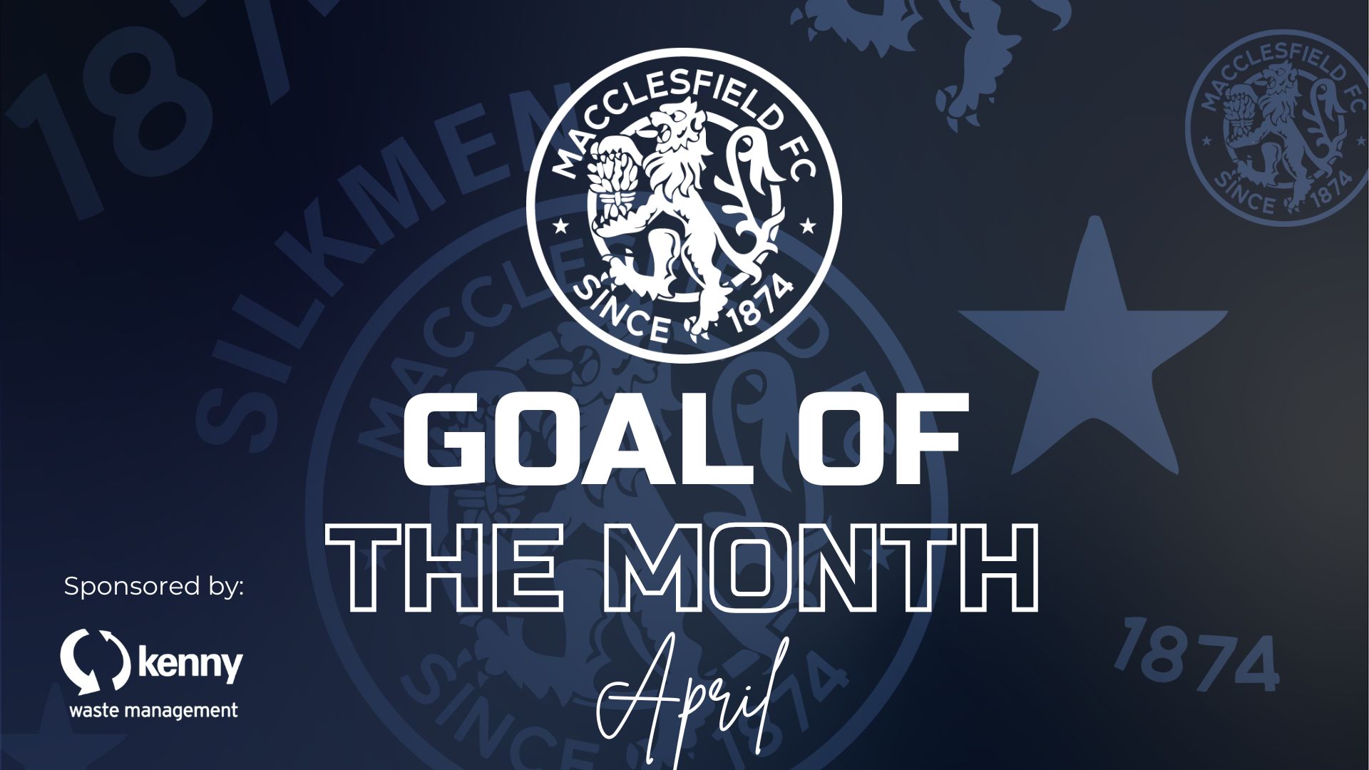 Kenny Waste Management Goal of the Month – April