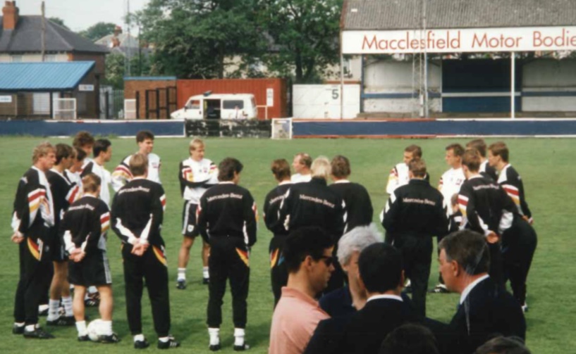 FROM THE ARCHIVES: THE GERMAN NATIONAL TEAM SET UP CAMP AT THE MOSS ROSE AHEAD OF EURO ’96