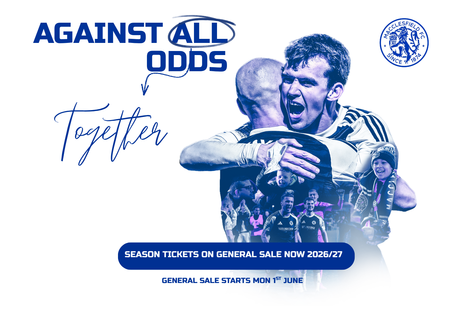 2026/27 SEASON TICKETS ON GENERAL SALE
