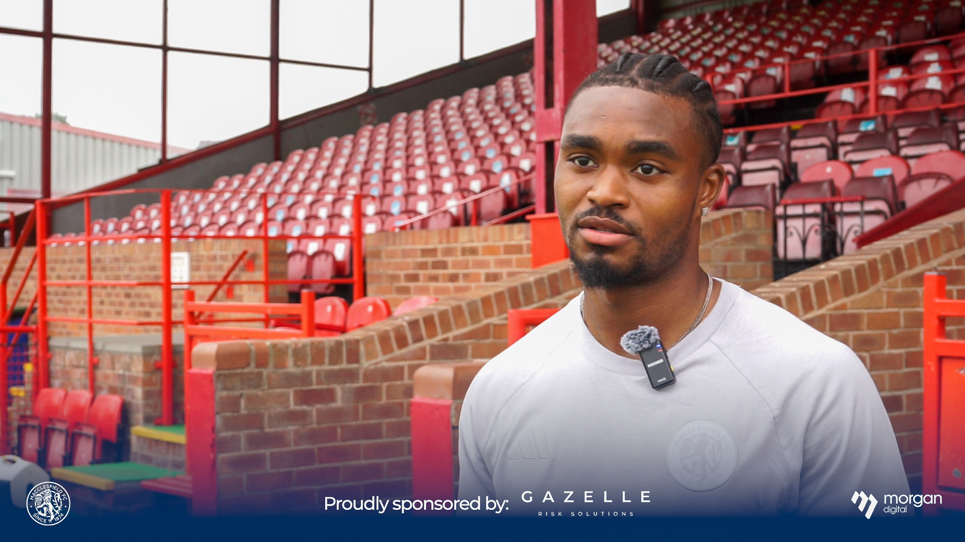Adan George after Altrincham victory