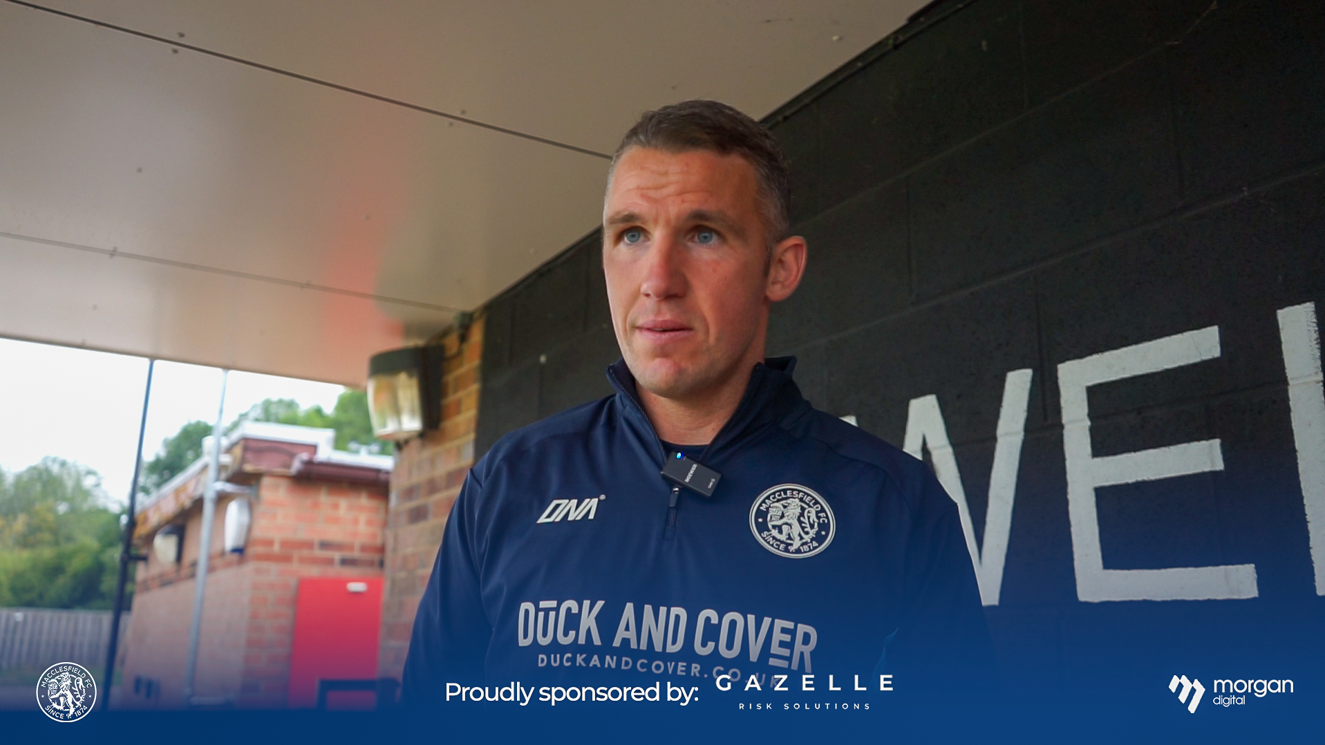 John Rooney after Darlington victory