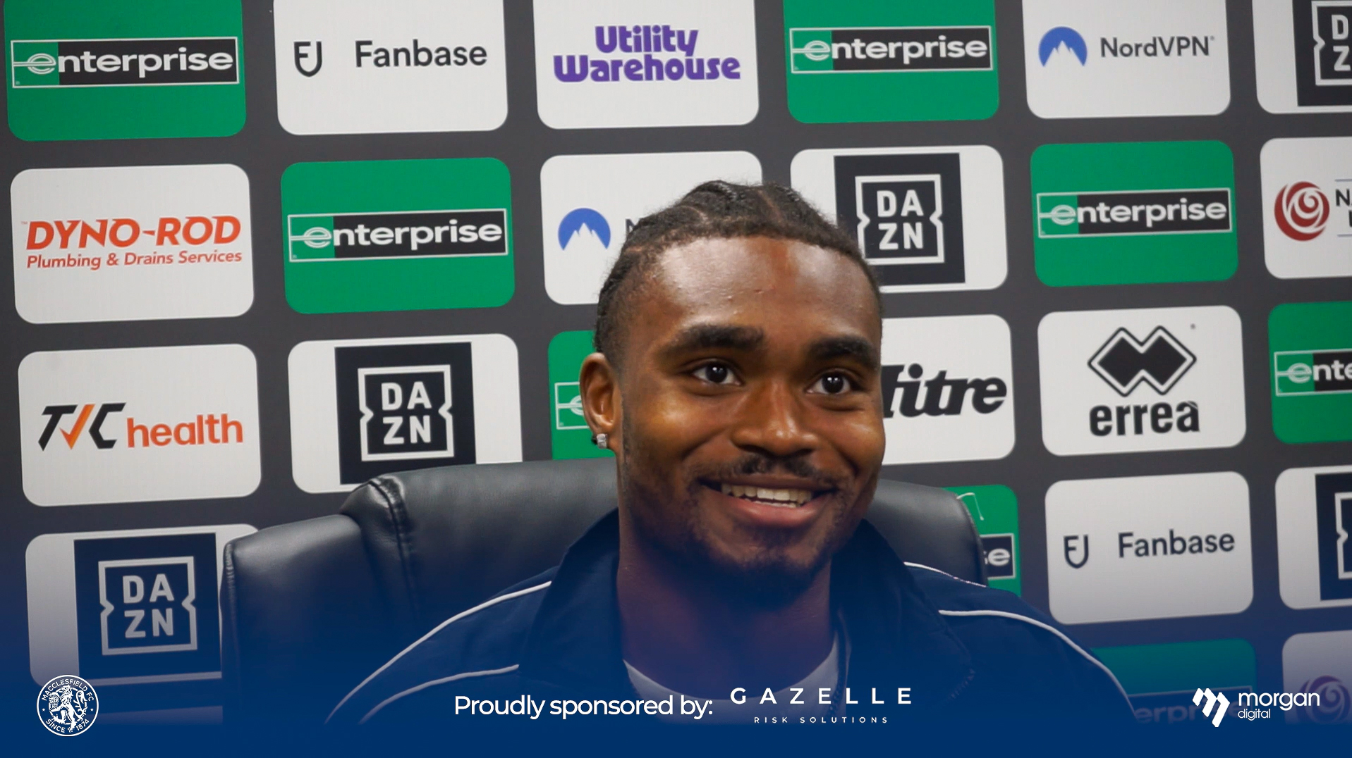 Adan George after Hebburn Town victory