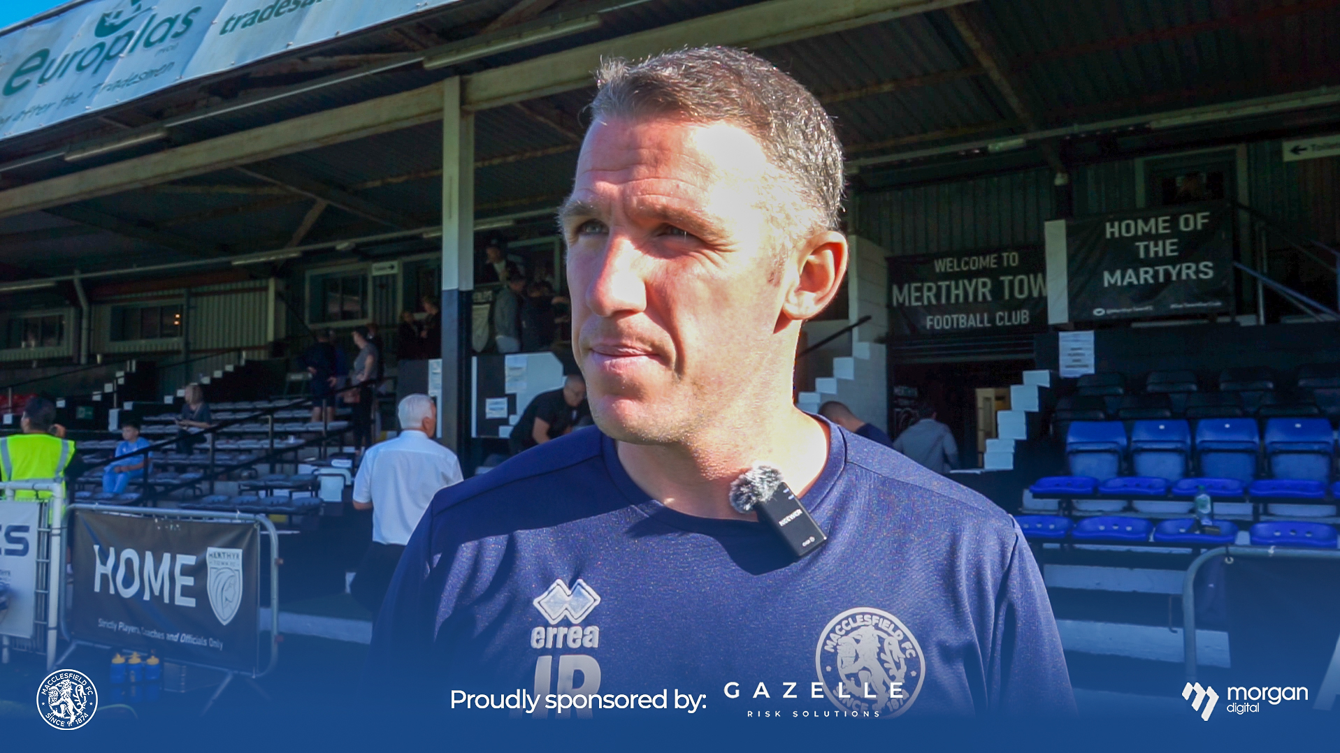 John Rooney after Merthyr Town defeat