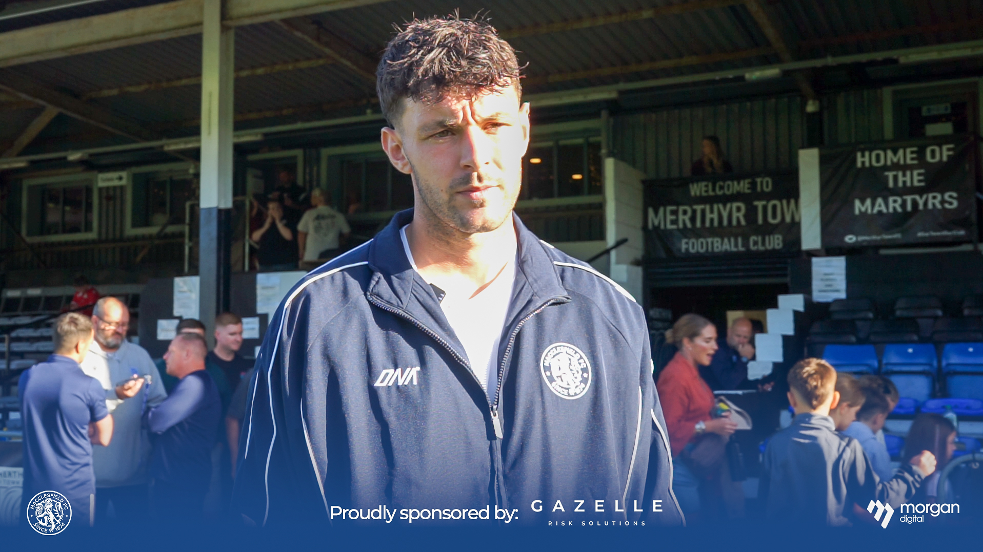 Sam Heathcote after Merthyr Town defeat
