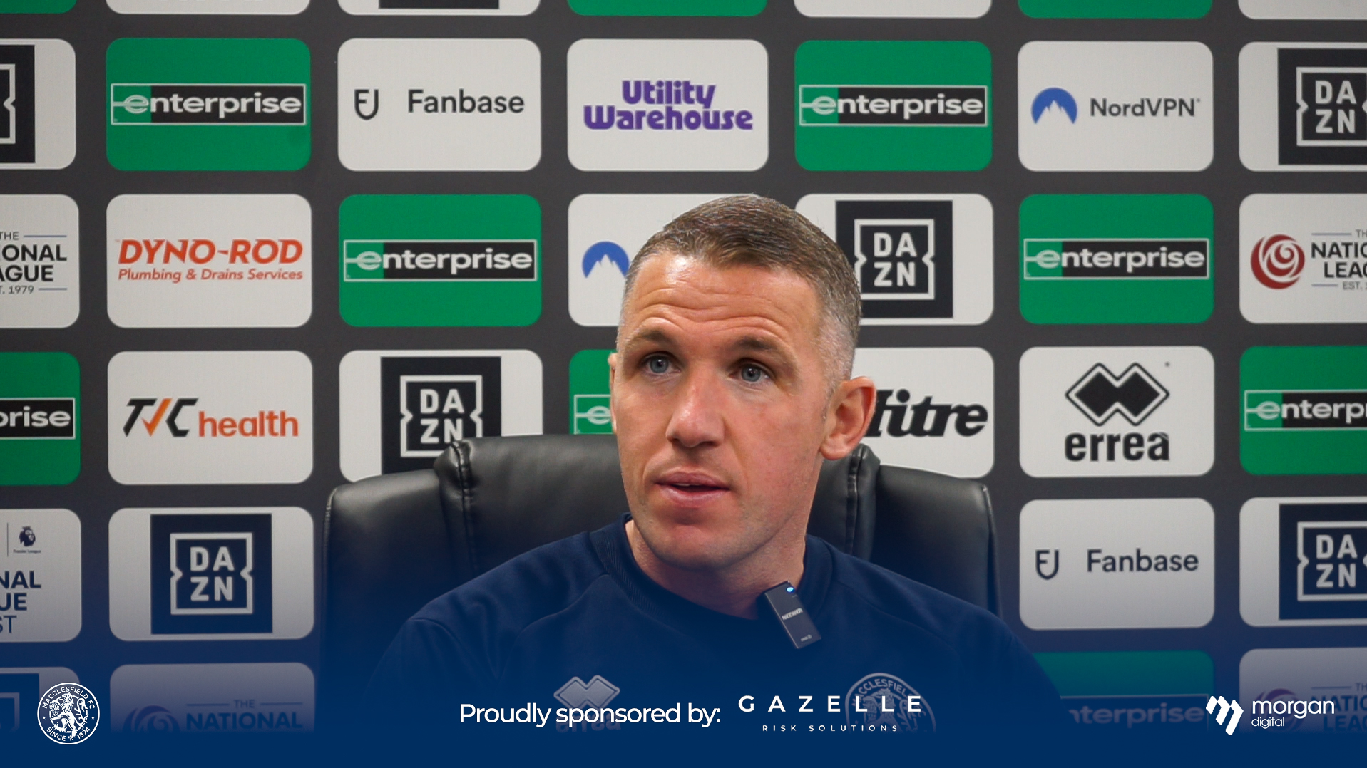John Rooney after Harborough Town victory
