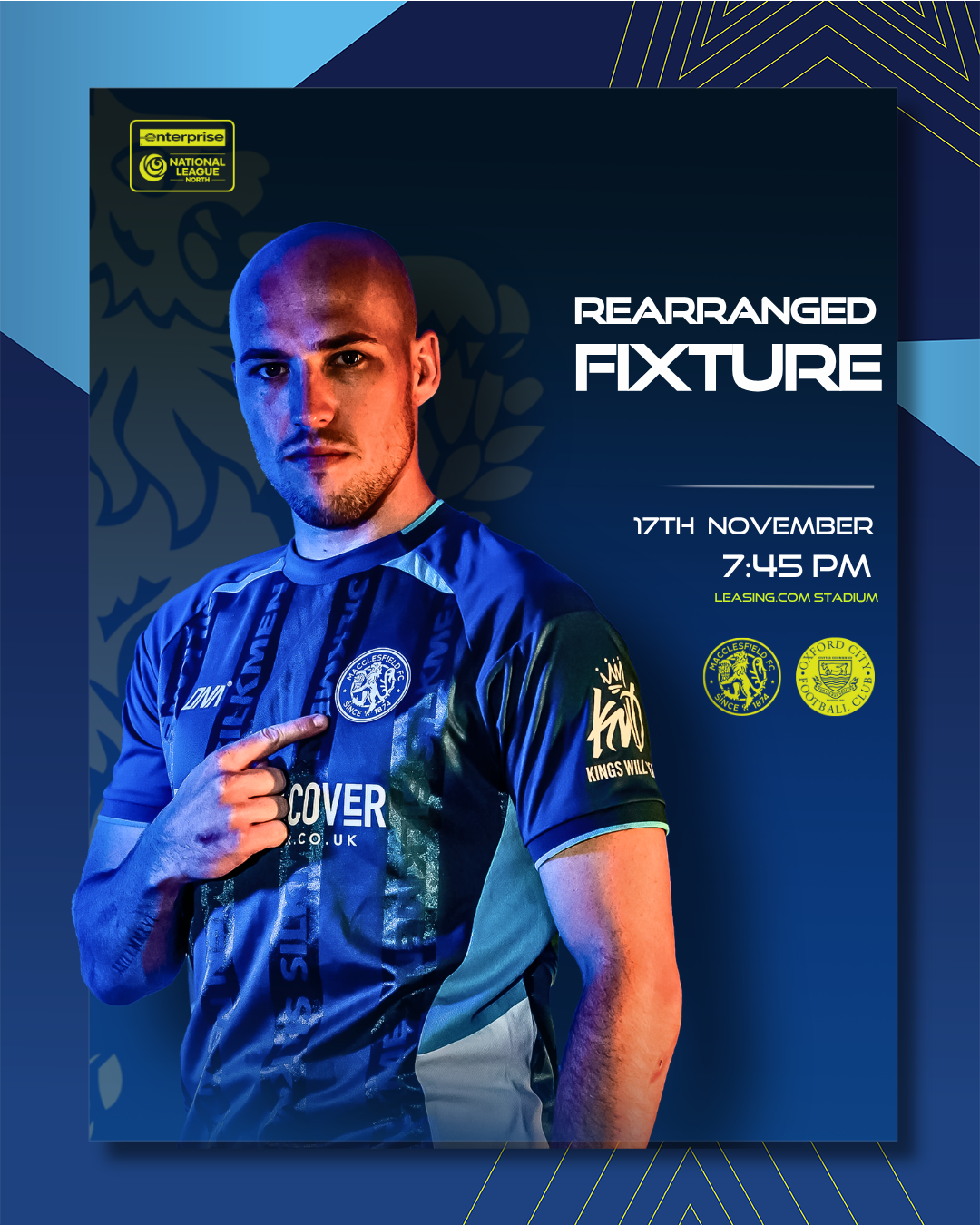 FIXTURE REARRANGED: OXFORD CITY (H)