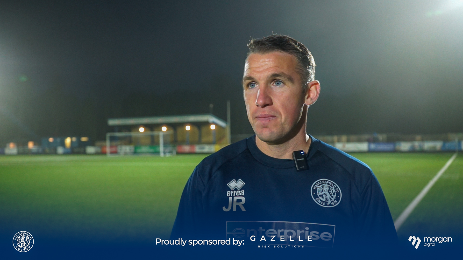 John Rooney reacts to Bedford Town victory