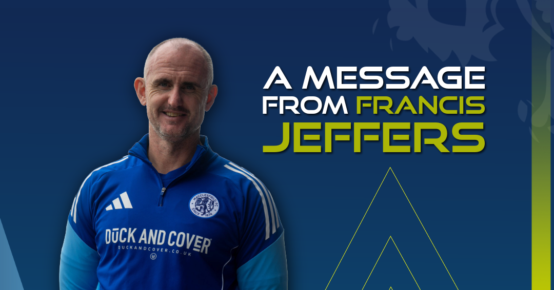 A MESSAGE FROM FRANCIS JEFFERS